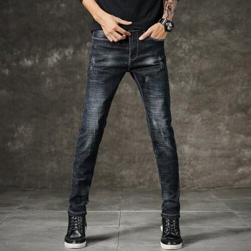 Classic Direct Stretch Stylish Comfortable Soft Jeans for Men Casual Denim on Hot Sales