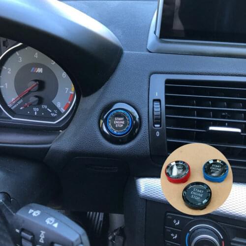 Car Ignition Start Button Cover for BMW E60 E90 E92 E87 E70 and Other E Chassis Modified Crystal One-button Start Decoration