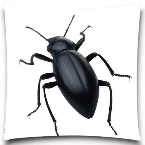 Beetle/Spider Square Pillow case Car Decorative Style Waist Home Office Coffee Supplies Cushion Cover