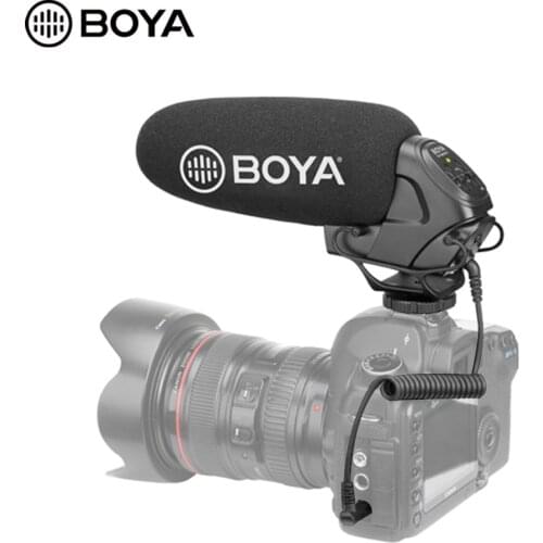 BOYA BY-BM3031 Shot gun Microphone Super-Cardioid Condenser Studio Video Interview Mic for Nikon Canon Sony DSLR Camera PK Rode