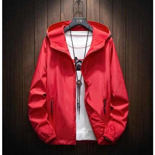 2020 New Solid Color Mens Jacket, Spring and Autumn Outgoing Lightweight Jacket Fashion Mens Large Size Coat M-8XL