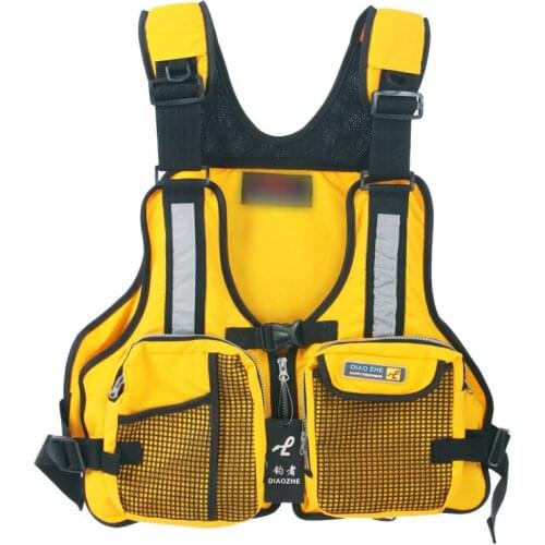 Factory Wholesale Adult Life Jacket Luya Multi-Pockets Fishing Vest Adjustable Multi-Color Adjustable Life Vest Jacket