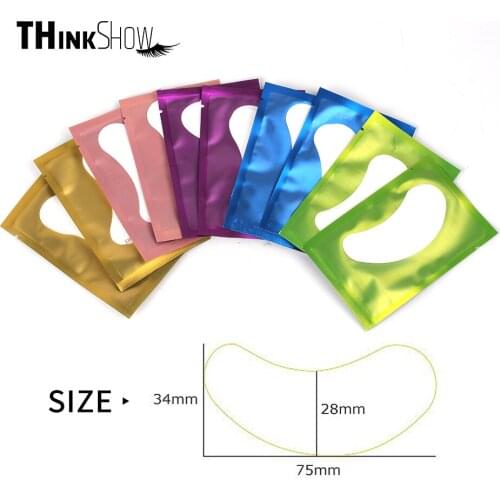 THINKSHOW 30/50/100 PCs/Lot Eyelash Extension Patches Under Eye Pads for Eyelash Extension Paper Sticker Makeup Tools