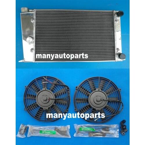 CUSTOM TOP-FILL RADIATOR FOR VW GOLF MK1/CADDY/SCIROCCO GTI SPEC 1.6 1.8+TWO FANS