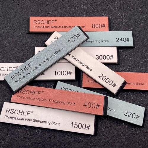 RSCHEF Sharpen 400 600 Grit professional Diamond sharpening stone Fixed angle knife sharpener Grindstone whetstone gadgets