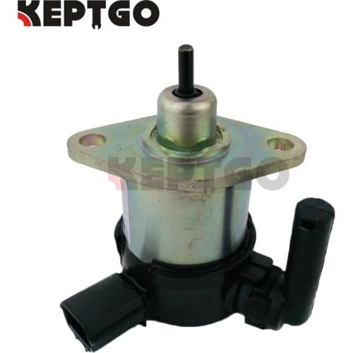 12V Stop Solenoid For Bobcat T300 T250 S300 with Kubota V3300 6680749