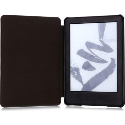 Cross Pattern Ultra-Thin E-book Case Magnetic PU Leather Flip Stand Protective Cover for Amazon All-New Kindle 10th Generation 2