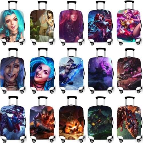 Luggage Protective Cover Case For Elastic 18-32 Inch Suitcase Protective Cover Cases Covers Travel Accessories League of Legends