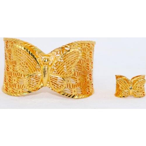 Dubai pulseiras largas habesha jóias etíope presente de casamento da noiva africano 24k cor do ouro pulseiras para mulhere