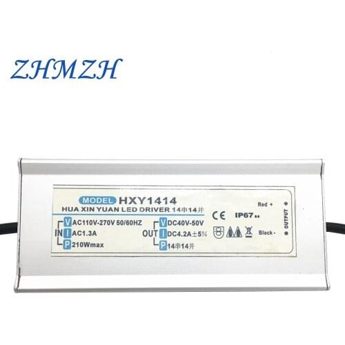 ZHMZH High Quality Street Lamp & Flood Light Power Supply IP67 Waterproof 4.2A LED Driver DC40~50V Output AC110~270V 200w