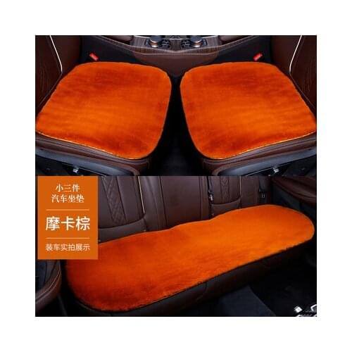 Winter Auto supply 3 piece /1 set car seats cushions warm seat cover Polyester material universal Seat pillows