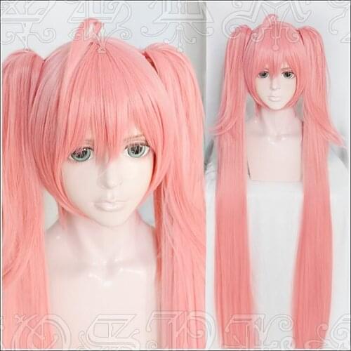 1pcs Anime That Time I Got Reincarnated as a Slime Long Wig Milim Nava Synthetic Hair Cosplay Costume Decor Prop for Women Girl