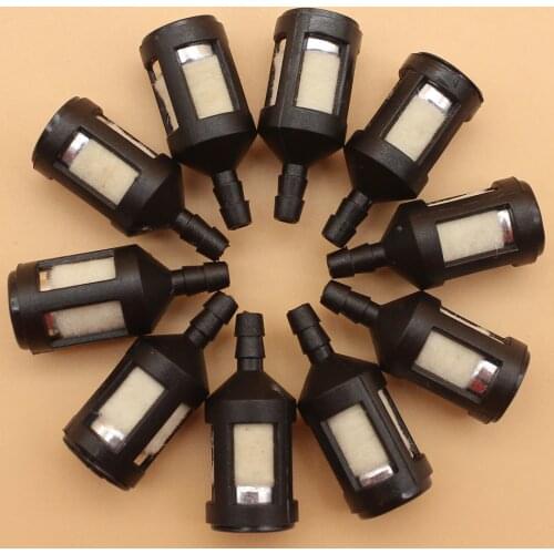 10Pcs/lot Fuel Filter For Homelite McCulloch Tecumseh Trimmer Chainsaw Blower ZAMA ZF-1 ZF1