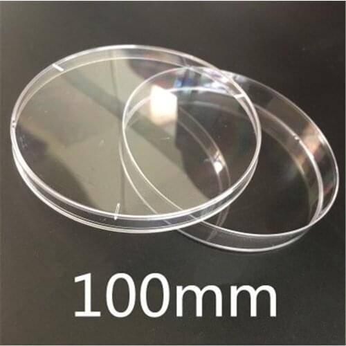 10pcs /lot High Quality Plastic Petri Dish for Lab Plate Bacterial Yeast Diameter 100MM Height 15MM