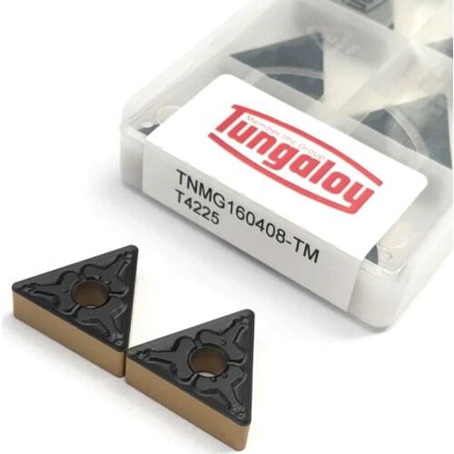 100% Original 10PCS TNMG160408 TM T4225 High Quality Metal CNC Machine Parts Tool Carbide Inserts For Steel Parts Turning Tool