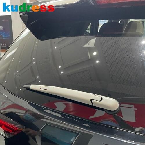 For Toyota Highlander Hybrid 2021 2022 Chrome Rear Window Wiper Cover Trim Tail Windscreen Frame Car Styling Accessories 4pcs