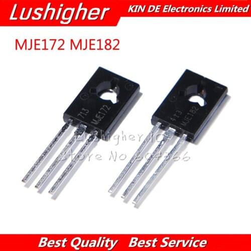5Pairs MJE172 MJE182 TO-126 ( 5pcs JE172G + 5pcs JE182G ) MJE172G MJE182G TO126