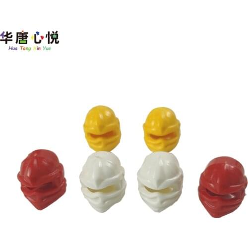 MOC Movies Helmet 5 PCS Headgear Assembly Toys For Children Building Blocks Educational Adornment Compatible Building Block Gift