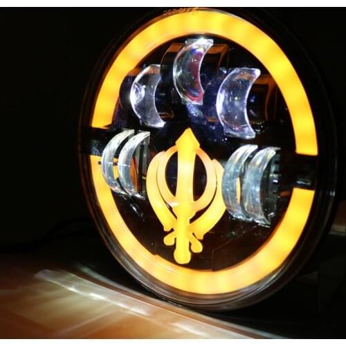 7 Inch Headlight Motorcycle Car Led Headlamp Hi/Low beam Halo Turn signal light For Honda Yamaha BMW Moto