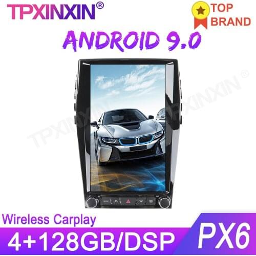 Wireless Carplay Tesla Screen Android 9 Car GPS Navigation For Ford EDGE 2015-2018 Stereo Head Unit Multimedia Player Auto Radio