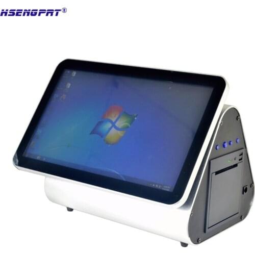Free 11.6 Inch POS Point of Sale System All in one for Restaurant With Built-in 80mm Auto Cutter Printer And 1D Barcode Scanner
