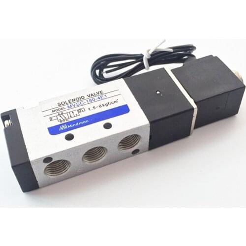 Free shipping MVSC-180-4E1 Pneumatic solenoid valve 2/5 way 1/8" 220VAC Pneumatic parts air valve