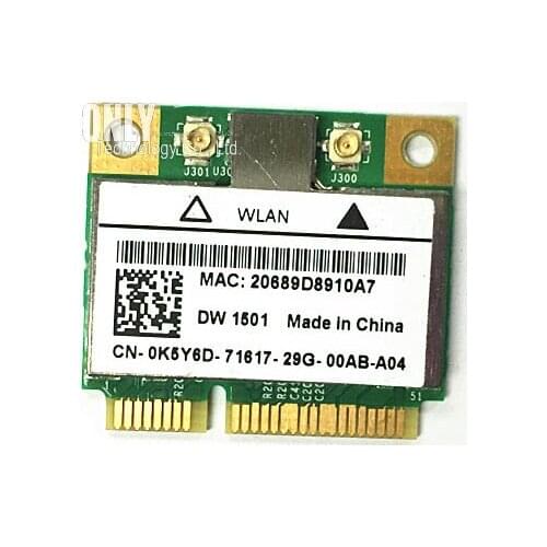 DW1501 Broadcom BCM94313HMG2L WLAN 802.11n Wireless WiFi Half Mini PCI-E Card For Laptop Internal Network Ethernet adapter