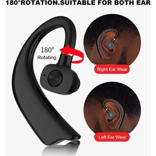 Bluetooth Earphone Wireless Headphone Stereo Handsfree Noise Cancelling Business Bluetooth Headset Earbud with Microphone 0-0-12
