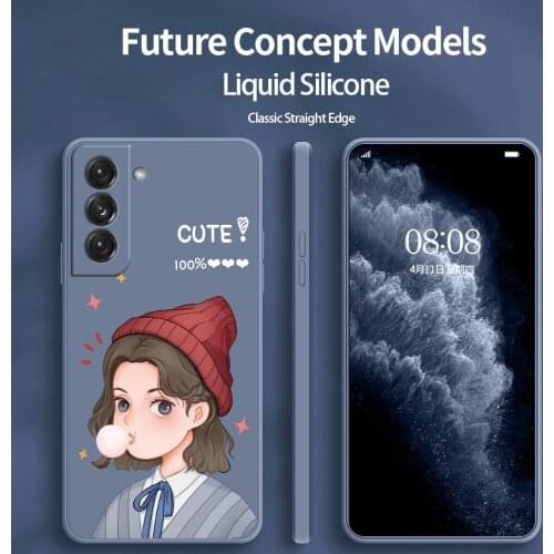 Gentle Braid Girl Phone Case For Samsung Galaxy S21 S20 FE S10 Note 20 10 Ultra Plus A72 A52 A42 A32 A71 A51 A41 A31 A21S Cover