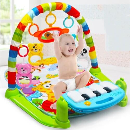 Baby Music Crawling Pad Play Mat Kid Rug Early Education Toys Puzzle Carpet Infant Crawling Pad Fitness Carpet For 0-12 Months