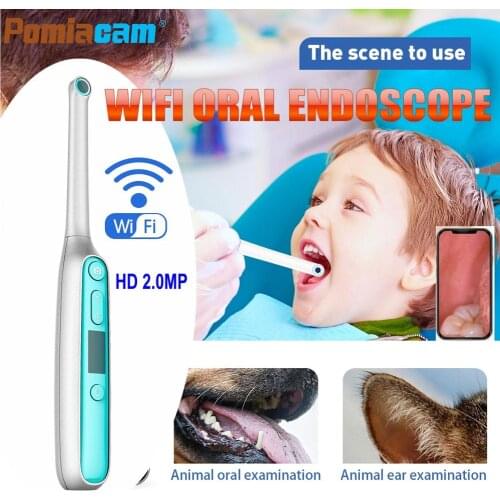 Factory Direct Wireless WiFi Oral Dental Endoscope Camera 1080P HD Intraoral Video Inspection Camera Dentist Device Tools IM401