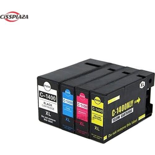 CISSPLAZA 5pcs PGI1400xl compatible ink cartridge for Canon MAXIFY MB2340/MB2040/MB2140/MB2740 C-1400XL PGI 1400XL pgi1400