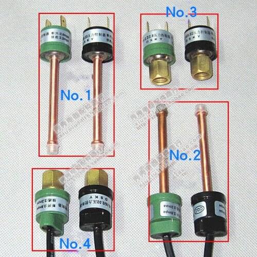 Air conditioning heat pump / compressor high and low pressure protector high and low pressure switch welding joint high pressure
