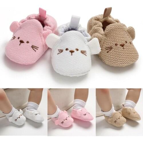 Cute Newborn Baby Girls Boys Soft Sole Crib Shoes Infant Toddler Sneaker Anti-Slip Outfit 0-18M