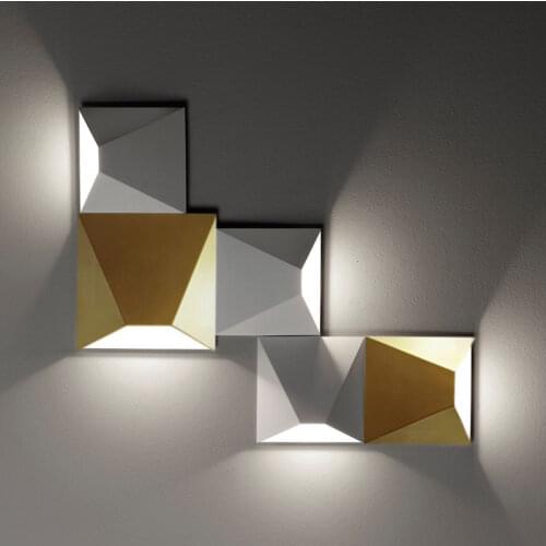 New Postmodern simple creative wall light led bedroom bedside decoration Nordic designer living room corridor hotel wall lamps
