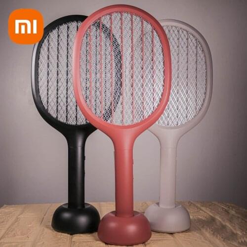 Original Xiaomi Mijia Portable Mosquito Swatter Mini USB Electric Dispeller With LED Light Killer Insect MosquitoLamp Household