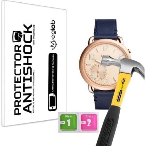 Screen protector Anti-Shock Anti-scratch Anti-Shatter compatible with Fossil Q Tailor Hybrid