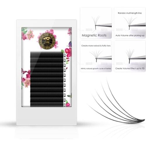 ICYCHEER Makeup 0.07 False Eyelashes Extension Easy Volume Fan Individual Eyelash 3D Cluster Auto flowering