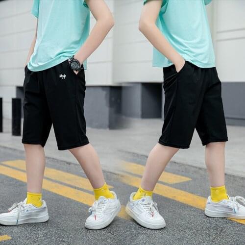 Big Boys Girls Summer Sports Quick Dry Shorts Teens Breathable Football Basketball Elasticity Pants Children Outdoor Beach Short