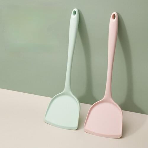 4 color silicone kitchen cooking set pot shovel five-piece set fried spoon leak spoon rice spoon non-stick pot silicone shovel