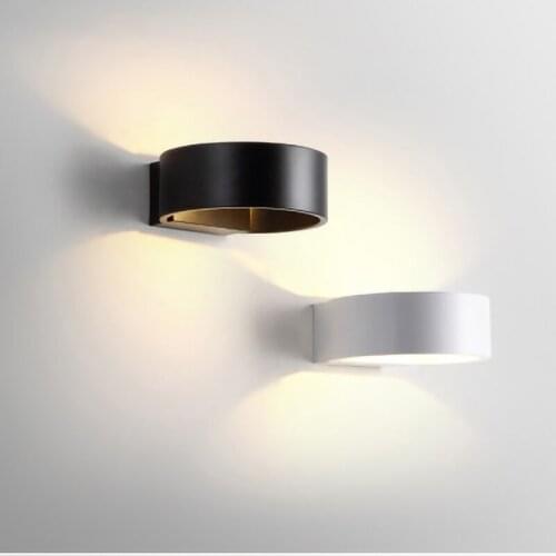 Nordic Creativity LED wall lamp round Light luxury indoor bedroom bedside living room lighting sconces corridor stairs fixture