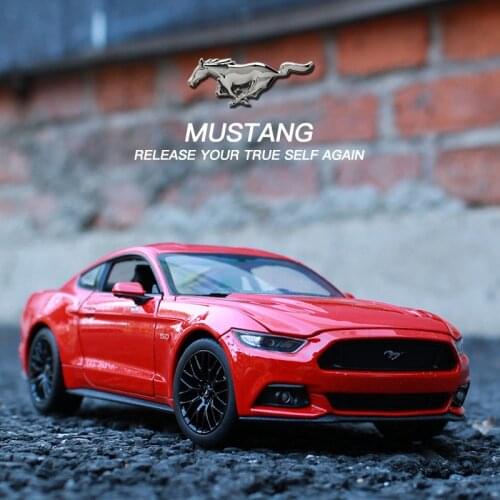Welly 1:24 2015 Ford Mustang car model simulation car decoration collection gift toy Die casting model boy toy