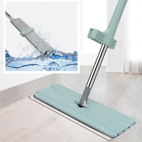 1 PC Practical 360 Degree Enlarge Mop Head Hand Wash-free Microfiber Mop Mop Spinning Floor Pcs Head For 2 Pads) Cleaning(With