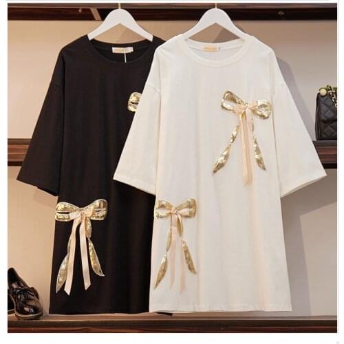 1Pcs Gold Sequins Embroidery Patches Beads Bowknot Ribbon Garment Accessories Cloth Ropa Parches Applique LSHB1007