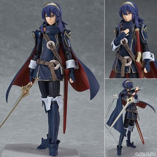 14cm Hot Game Fire Emblem Action Figure Figma 245 Lucina With Sword Weapon Anime Collection Model Dolls Toy Gift
