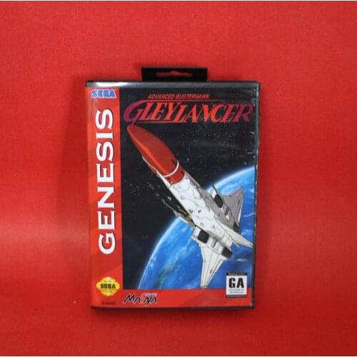 Gleylancer 16 bit MD Game Card For Sega Genesis Mega Drive With Retail Box