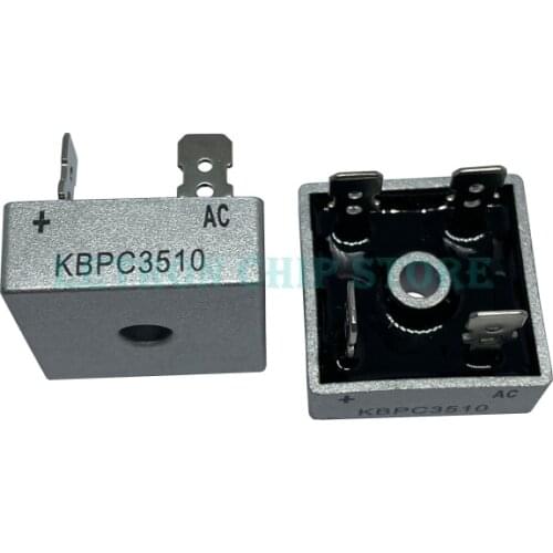 2PCS KBPC1510 KBPC2510 KBPC3510 KBPC5010 15A 25A 35A 50A 1000V Phases Diode Bridge Rectifier