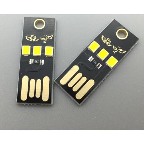 5PCS High Quality USB lamp Computer light Keyboard light Camping light ultra-small ultra-thin mini USB Lamp Mobile power LED