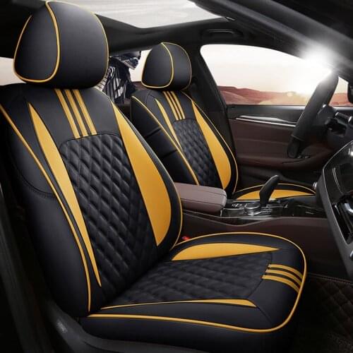 Custom cowhide car seat cover leather for SSANG YONG Tivolan Korando Rexton Kyron Actyon SMART FORTWO car accessories stylin