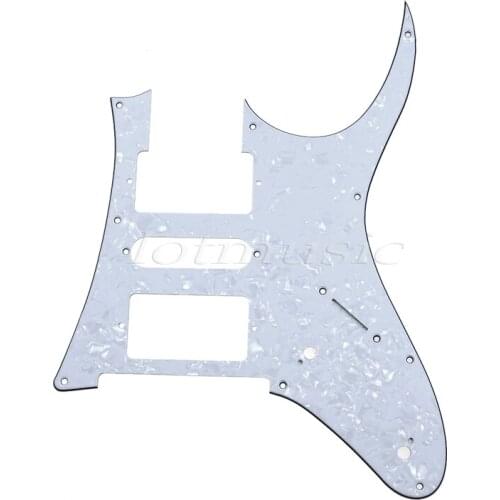 Electric Guitar Pickguard Scratch Plate Open Style HSH 3 Ply Pearl White Black Gray